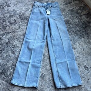 Good American Light Blue Flare Jeans